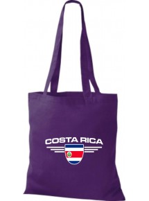 Stoffbeutel Costa Rica, Wappen, Land, Länder