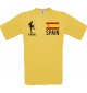 Männer-Shirt Fussballshirt Spain Spanien mit Ihrem Wunschnamen bedruckt