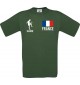 Kinder-Shirt Fussballshirt France Frankreich mit Ihrem Wunschnamen bedruckt