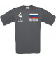 Männer-Shirt Fussballshirt Russia Russland mit Ihrem Wunschnamen bedruckt