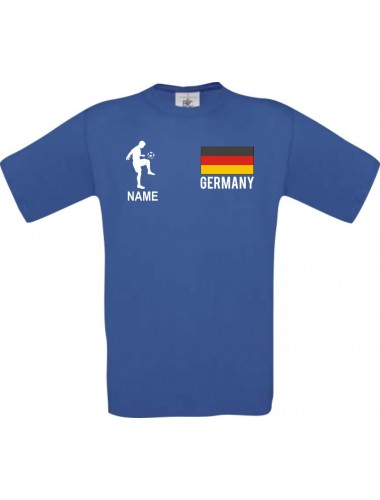 Kinder-Shirt Fussballshirt Germany Deutschland mit Ihrem Wunschnamen bedruckt