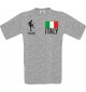 Männer-Shirt Fussballshirt Italy Italien mit Ihrem Wunschnamen bedruckt