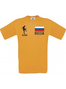 Kinder-Shirt Fussballshirt Russia Russland mit Ihrem Wunschnamen bedruckt