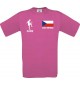 Kinder-Shirt Fussballshirt Czech Republic Tschechische Republik  mit Ihrem Wunschnamen bedruckt
