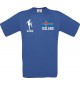 Kinder-Shirt Fussballshirt Iceland Island mit Ihrem Wunschnamen bedruckt