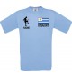 Männer-Shirt Fussballshirt Uruguay mit Ihrem Wunschnamen bedruckt