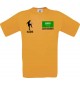 Kinder-Shirt Fussballshirt Saudiarabien mit Ihrem Wunschnamen bedruckt, orange, 104