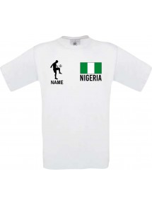 Kinder-Shirt Fussballshirt Nigeria mit Ihrem Wunschnamen bedruckt