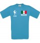 Kinder-Shirt Fussballshirt Mexiko mit Ihrem Wunschnamen bedruckt, atoll, 104
