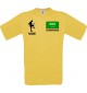 Männer-Shirt Fussballshirt Saudiarabien mit Ihrem Wunschnamen bedruckt, gelb, L