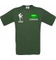 Männer-Shirt Fussballshirt Saudiarabien mit Ihrem Wunschnamen bedruckt, grün, L