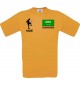 Männer-Shirt Fussballshirt Saudiarabien mit Ihrem Wunschnamen bedruckt, orange, L