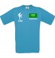 Männer-Shirt Fussballshirt Saudiarabien mit Ihrem Wunschnamen bedruckt, türkis, L