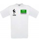 Männer-Shirt Fussballshirt Saudiarabien mit Ihrem Wunschnamen bedruckt, weiss, L