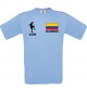 Kinder-Shirt Fussballshirt Kolumbien mit Ihrem Wunschnamen bedruckt