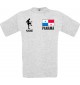 Männer-Shirt Fussballshirt Panama mit Ihrem Wunschnamen bedruckt, ash, L