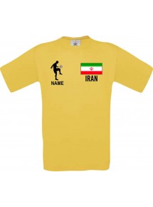 Kinder-Shirt Fussballshirt Iran mit Ihrem Wunschnamen bedruckt