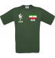 Kinder-Shirt Fussballshirt Iran mit Ihrem Wunschnamen bedruckt, dunkelgruen, 104
