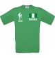 Männer-Shirt Fussballshirt Nigeria mit Ihrem Wunschnamen bedruckt, kelly, L