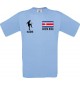 Kinder-Shirt Fussballshirt Costa Rica mit Ihrem Wunschnamen bedruckt, hellblau, 104