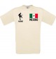 Männer-Shirt Fussballshirt Mexiko mit Ihrem Wunschnamen bedruckt, natur, L