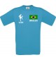 Kinder-Shirt Fussballshirt Brasilien mit Ihrem Wunschnamen bedruckt, atoll, 104