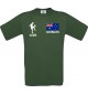 Kinder-Shirt Fussballshirt Australien mit Ihrem Wunschnamen bedruckt, dunkelgruen, 104
