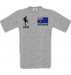 Männer-Shirt Fussballshirt Australien mit Ihrem Wunschnamen bedruckt, sportsgrey, L