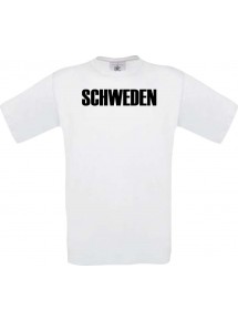 Man T-Shirt Fußball Ländershirt Schweden