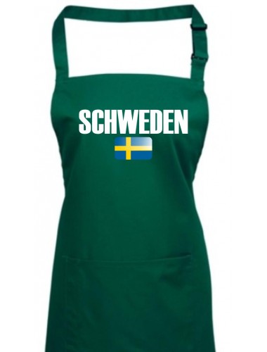 Kochschürze, Schweden Land Länder Fussball, bottlegreen