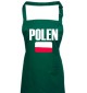 Kochschürze, Polen Land Länder Fussball, bottlegreen