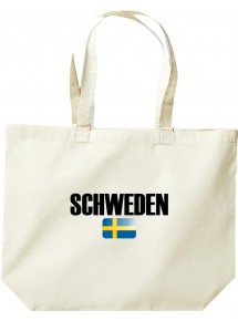 große Einkaufstasche, Schweden Land Länder Fussball,