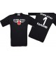 Man T-Shirt England Wappen mit Wunschnamen und Wunschnummer, Land, Länder, schwarz, L