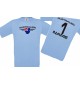 Kinder-Shirt Australien, Wappen mit Wunschnamen und Wunschnummer, Land, Länder