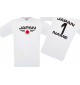 Kinder-Shirt Japan, Wappen mit Wunschnamen und Wunschnummer, Land, Länder