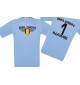 Kinder-Shirt Belgien, Wappen mit Wunschnamen und Wunschnummer, Land, Länder