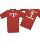 Man T-Shirt Frankreich Ländershirt mit Ihrem Wunschnamen und Ihrer Wunschzahl, Fußball