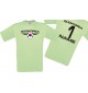 Man T-Shirt Südkorea Wappen mit Wunschnamen und Wunschnummer, Land, Länder, mint, L