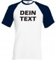 Raglan-Shirt mit deinem Wunschtext versehen
