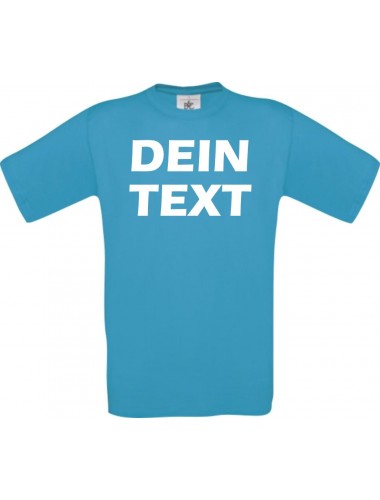 Männer-Shirt mit deinem Wunschtext versehen