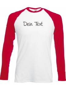 Baselongshirt individuell mit Ihrem Wunschtext versehen kult, S-XXL