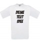 Kids Shirt individuell mit Ihrem Wunschtext oder Motive bedruckt, weiss, 104