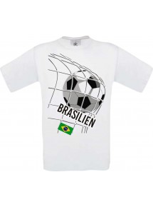 Kinder-Shirt Fussballshirt Brasilien, Land, Länder