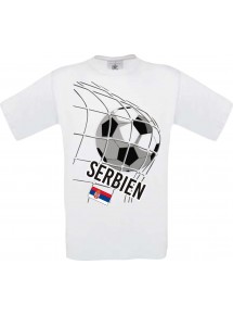 Kinder-Shirt Fussballshirt Serbien, Land, Länder
