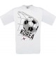 Kinder-Shirt Fussballshirt Korea, Land, Länder