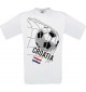 Kinder-Shirt Fussballshirt Croatia, Kroatien, Land, Länder