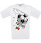 Kinder-Shirt Fussballshirt Portugal, Land, Länder