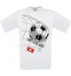Kinder-Shirt Fussballshirt Switzerland, Schweiz, Land, Länder