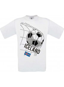 Kinder-Shirt Fussballshirt Iceland, Island, Land, Länder