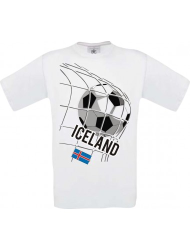 Kinder-Shirt Fussballshirt Iceland, Island, Land, Länder
